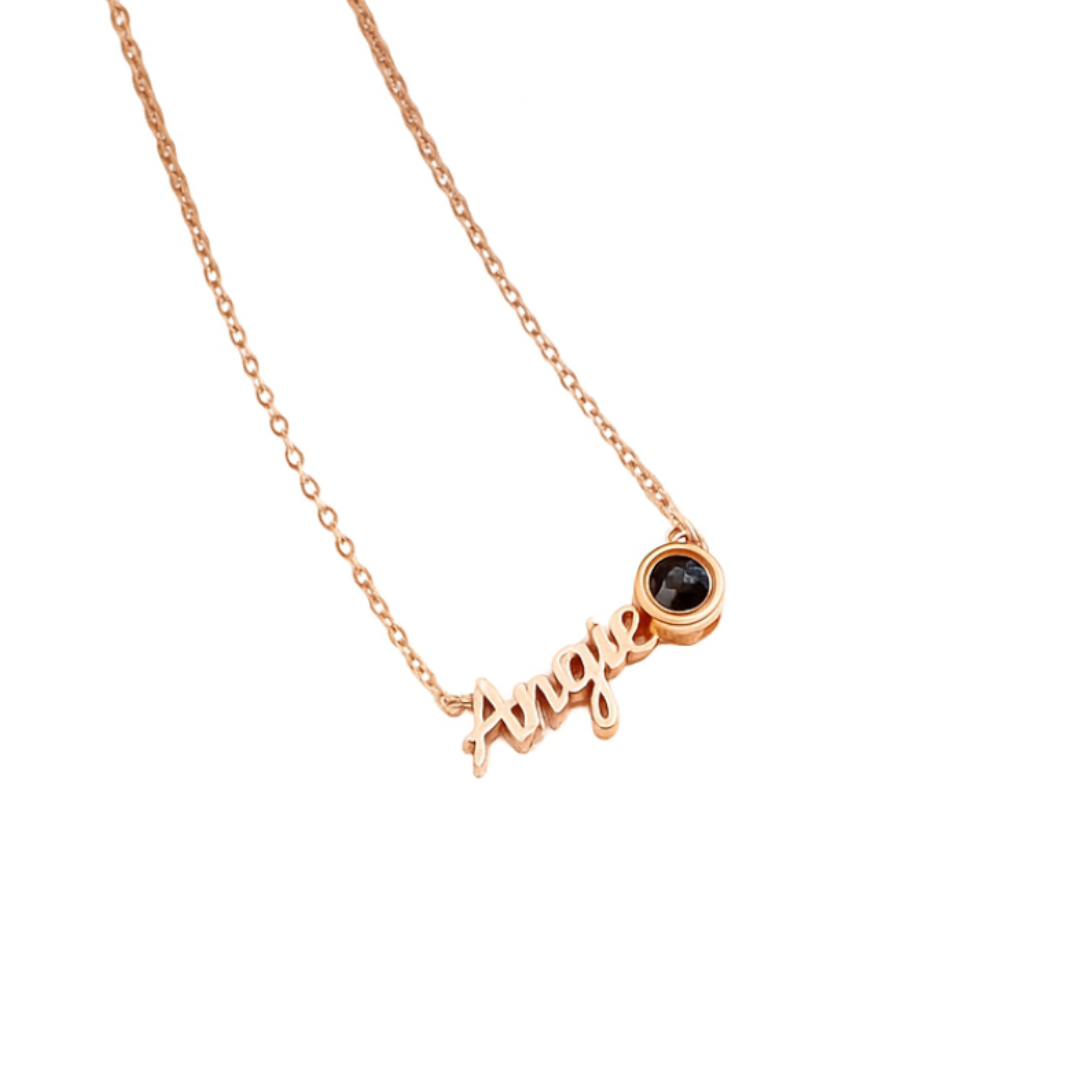Siempre contigo❤️Collar personalizado con foto y nombre