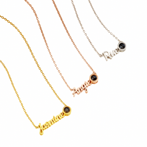 Siempre contigo❤️Collar personalizado con foto y nombre