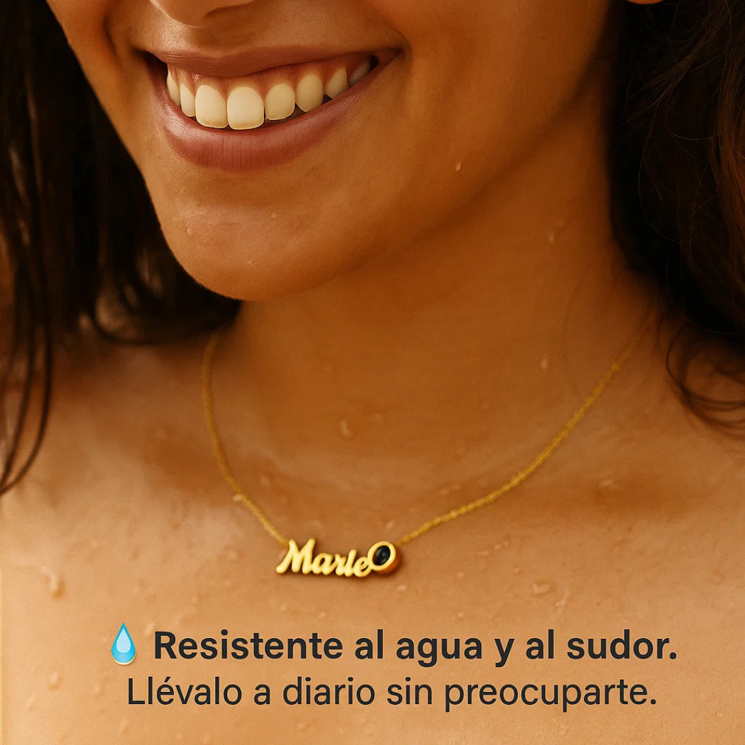 Siempre contigo❤️Collar personalizado con foto y nombre