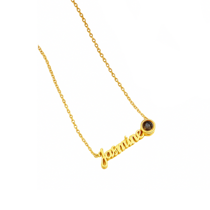 Siempre contigo❤️Collar personalizado con foto y nombre