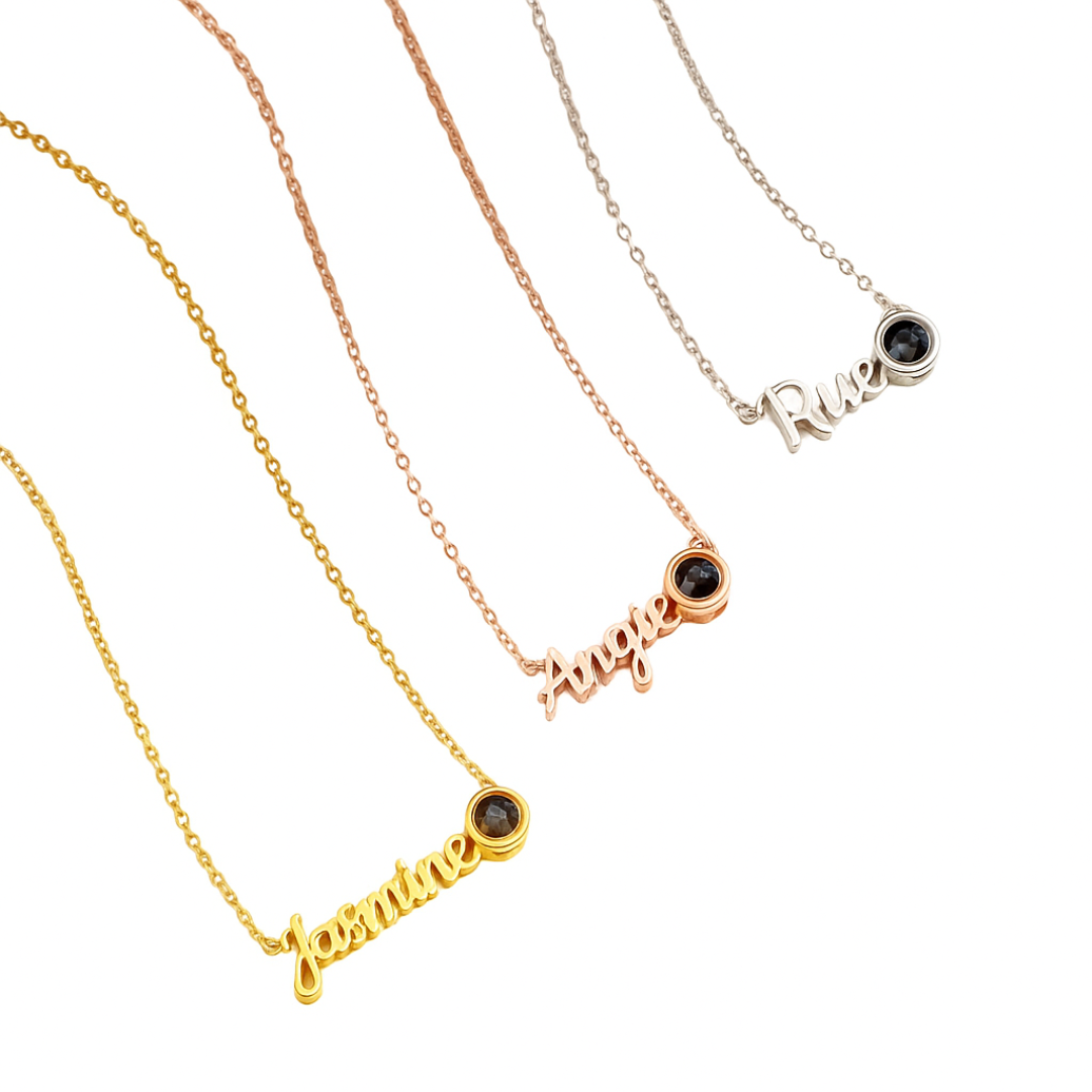Siempre contigo❤️Collar personalizado con foto y nombre