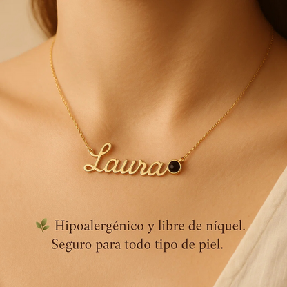 Siempre contigo❤️Collar personalizado con foto y nombre